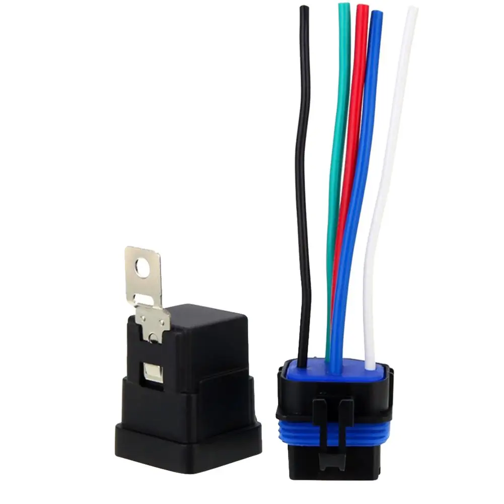 Automobile Relay Waterproof Integrated Relay Car Flash Relay 4/5PIN 12/24V Relays Car Accessories Automobile Relay Waterproof Integrated Relay Car Flash Relay 4/5PIN 12/24V Relays Car Accessories