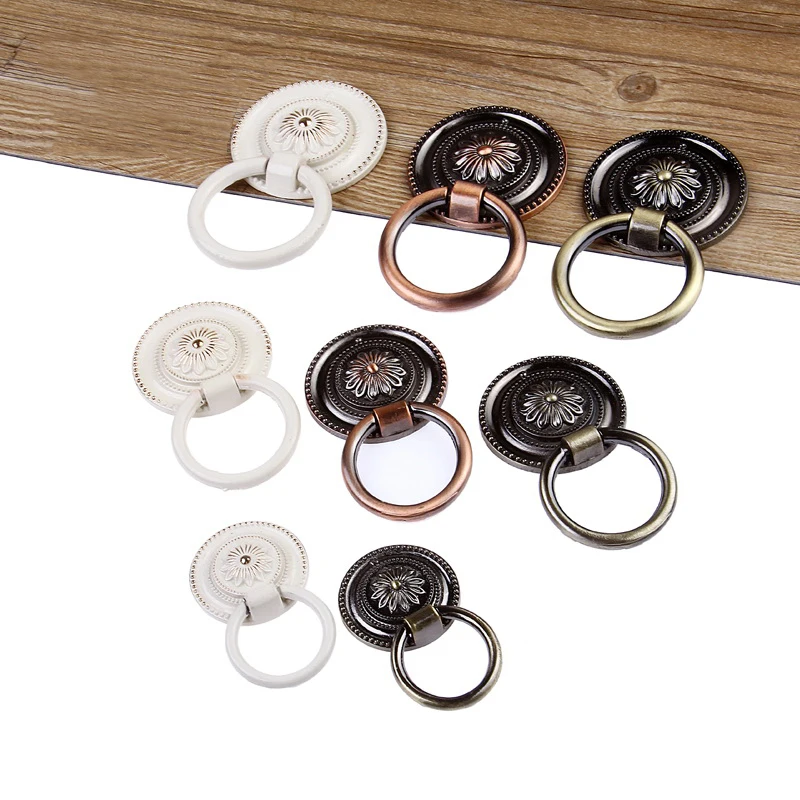 Manopola Vintage A Goccia Per Cassetti - Bronzo Antico, Foro Singolo, Con Viti - Foto 9