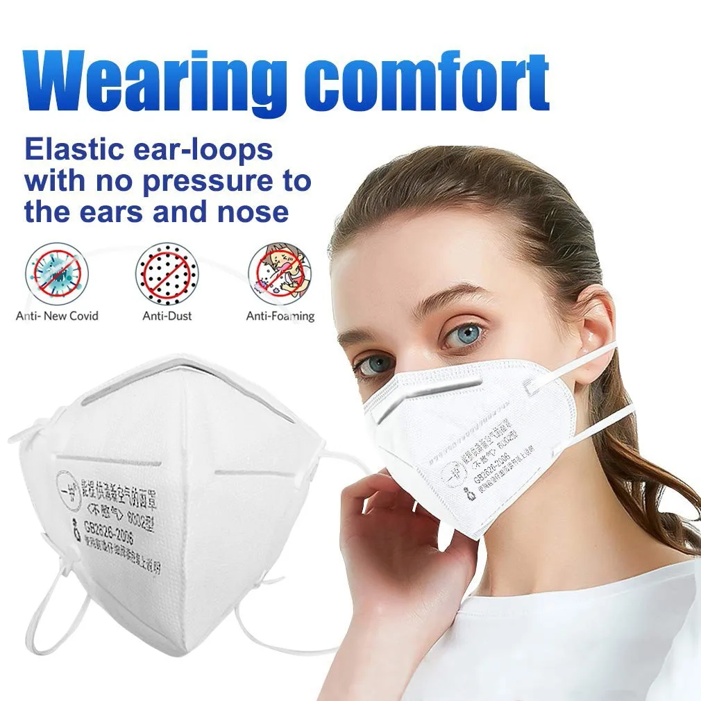 

Face mask 50PC Anti-Dust Filter Face Respirator Protection Mask Roof Mouth Masks mascaras