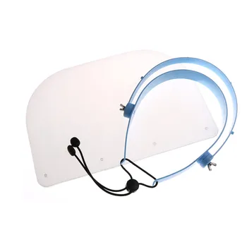 

Dental Protective Face Dental Face Shield 1 Shelf 10Pcs Detachable Face Shield Anti-Fog Dustproof Replacement Covers