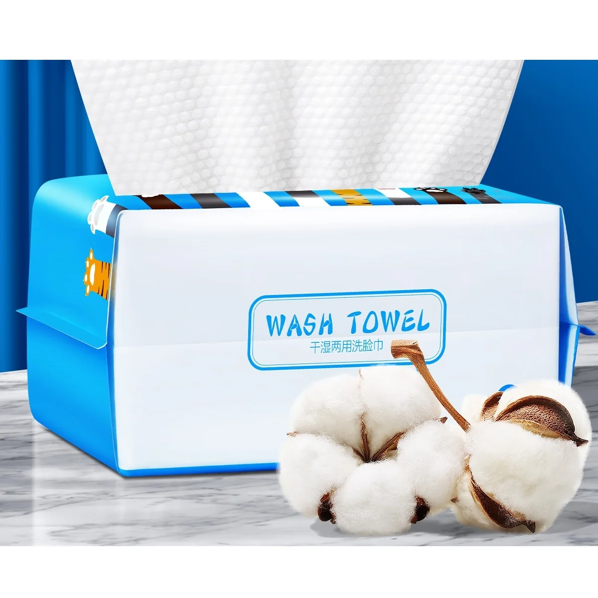 100 pçs toalha de lavagem de rosto descartável maquiagem remover guardanapos de tecido de algodão para casa ao ar livre viajar portátil 100% algodão seco toalhetes