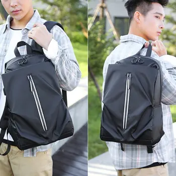 

Polyester Student Schoolbag Female Korean Campus Student Backpack Simple Male Backpack For Travel Fashion Bag