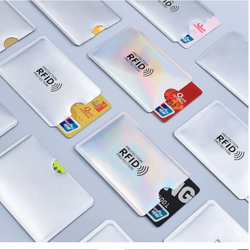 5 шт. чехол кошелек для банковских карт с Rfid защитой|Держатели и пропусков| |