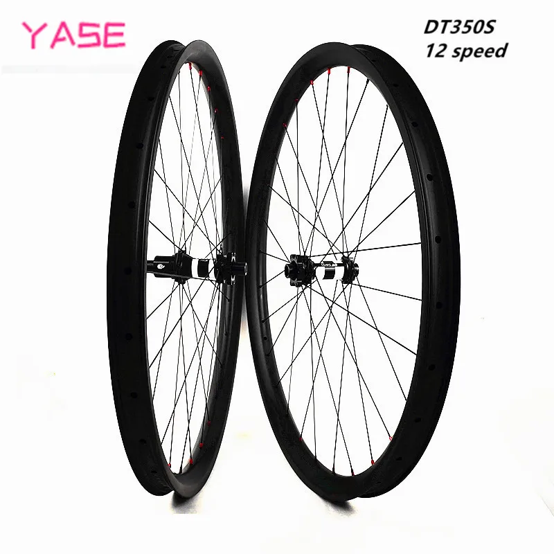 

NEW 12 speed mtb wheelset 27.5er 33x30mm asymmetry Tubeless bicycle wheel boost hubs DT350S 110x15 148x12 carbon disc wheels