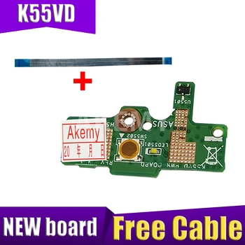 

FOR ASUS K55 K55VD K55VJ K55VM Power Button Switch button BOARD With Cable 69N0M7C10F02 100% Tested Fast Ship