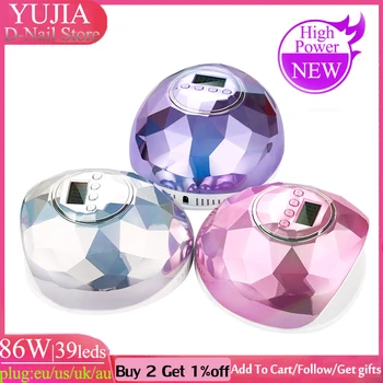 

Colorful 86W/48W/24W UV LED Lamp Nails Dryer Gel Polish Lamp Drying Nail Polish Ice Lamp For Nail Manicure LED Hybrid Machine