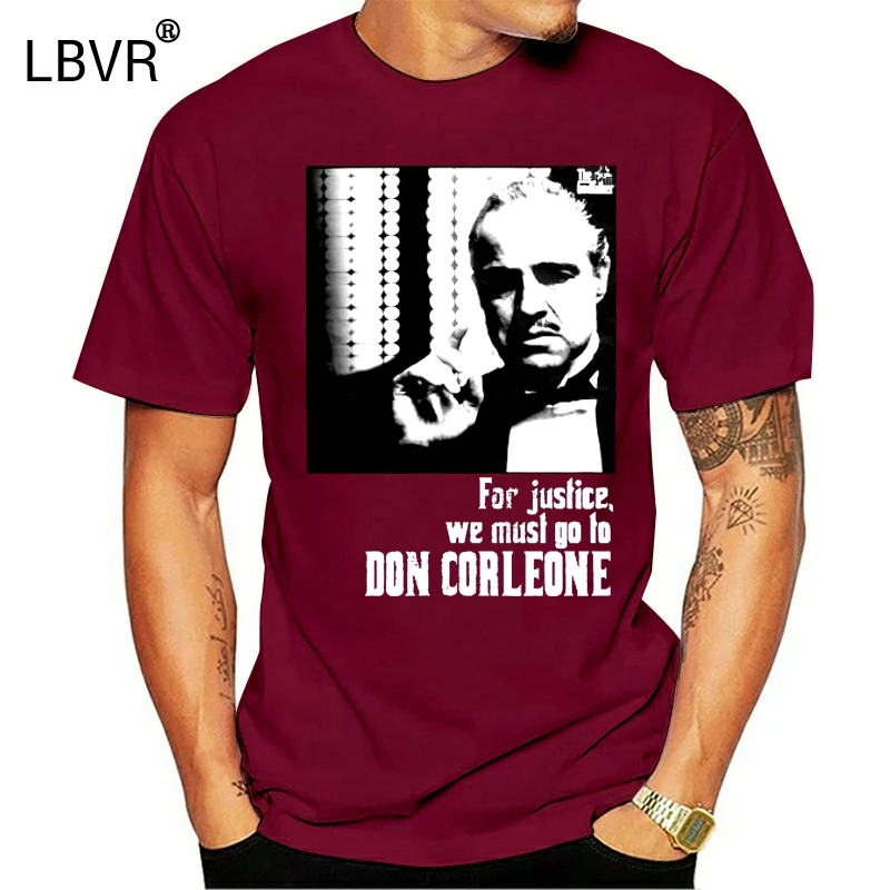 Camiseta el padrino de la justicia go to Don Corleone el padrino suéter  para hombre - AliExpress Ropa de hombre