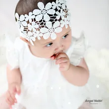 Корейский стиль детские аксессуары для волос кружева стиль младенческой резинки для волос девочки лента для волос Новорожденные детские ленты для волос цветочный головной венок