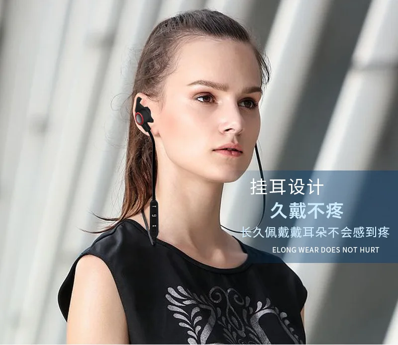 Спортивная водонепроницаемая стереогарнитура с Bluetooth 4,1, маленькая гарнитура Bluetooth, беспроводные наушники