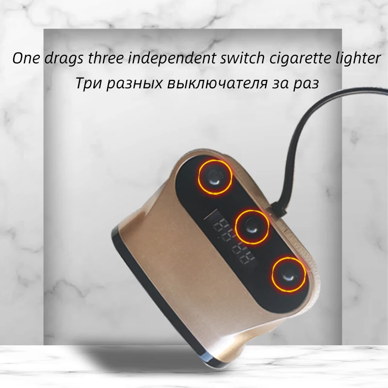 Розетка для автомобильного прикуривателя Разветвитель зарядное устройство адаптер питания DC USB 12V 24V Универсальный