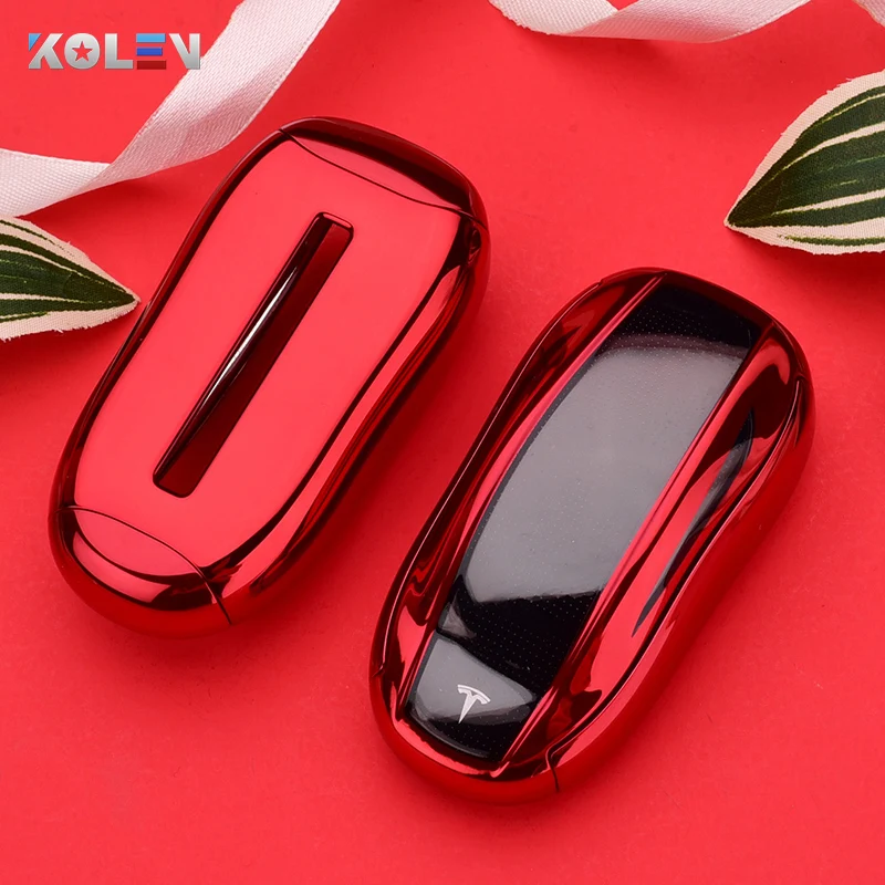 Cover chiave telecomando per Tesla Modello X Placcatura TPU PC - H6fa6a6d166174b8fb28fa76735be2bb55
