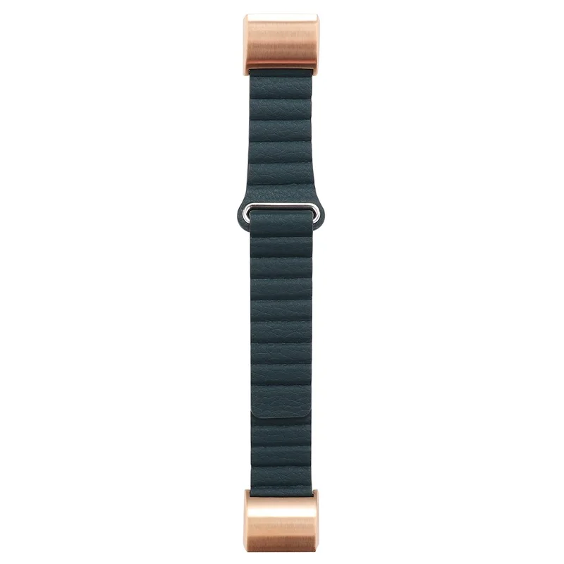 Наручный ремешок для Fitbit Charge 2, 3 ремешка, сменный кожаный ремень-петля для Fit Bit Charge 2, 3 браслета, умный Браслет, аксессуары - Цвет: Green
