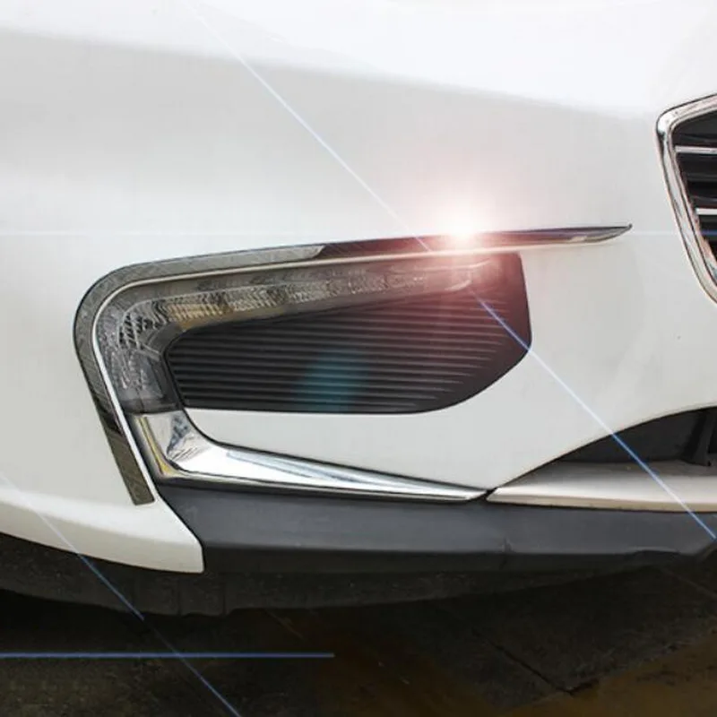 Tonlinker наружная передняя противотуманная фара Наклейка s для Chevrolet Malibu-19 автомобильный Стайлинг 2 шт. крышка из нержавеющей стали наклейка