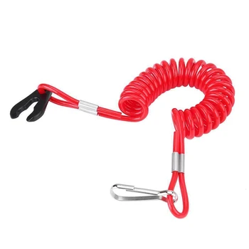 

2pcs Engine Switch Lanyard Motor Clip Plastic Waterproof 160cm Outboard