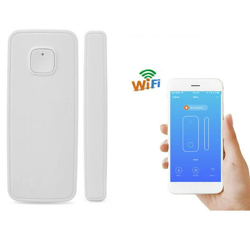 

Wireless WiFi Door Window Sensor Magnet Sensor Compatible with Alexa Google IFTTT OUJ99