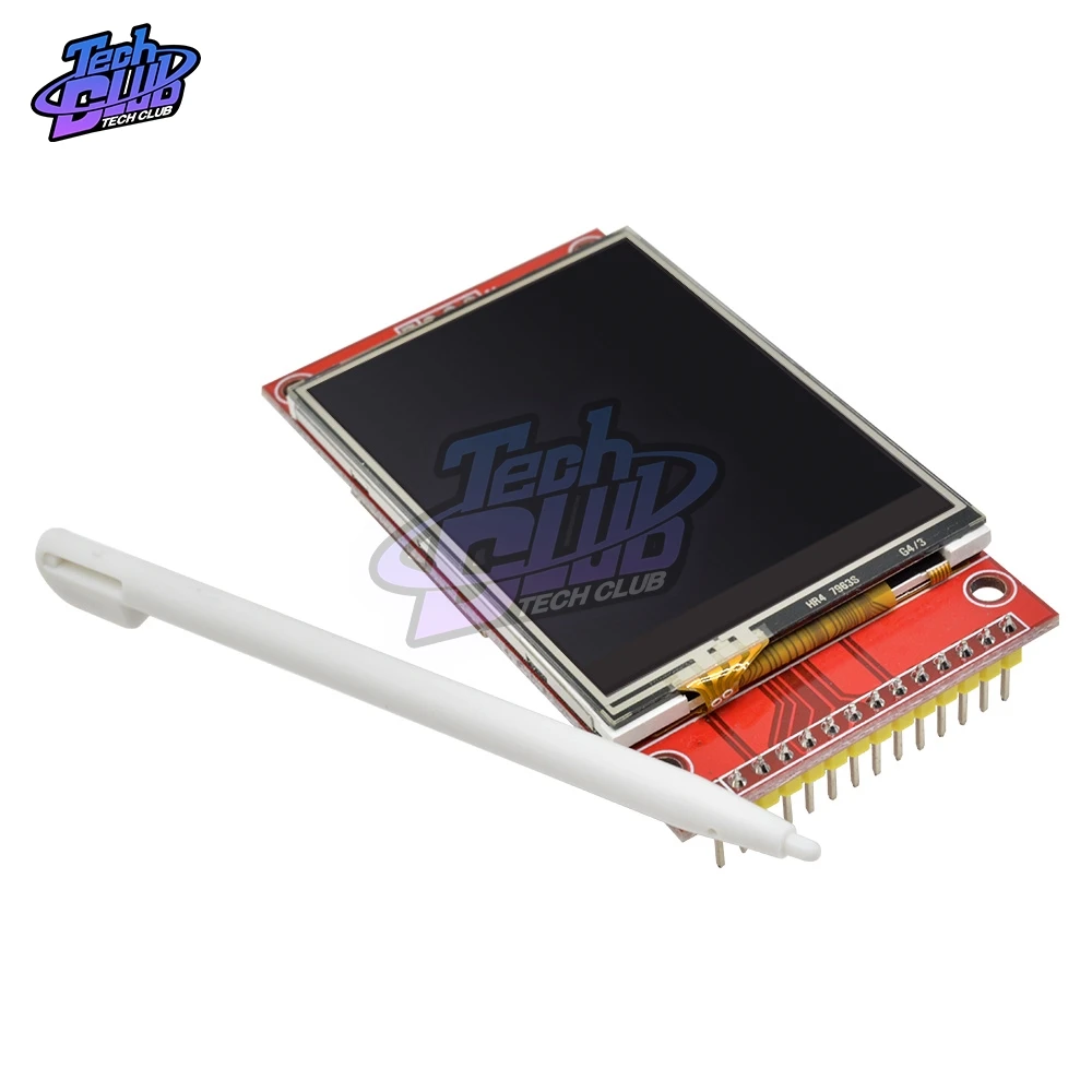2,4 дюймов SPI TFT lcd Сенсорная панель модуль последовательного порта 240x320 2," SPI серийный Белый светодиодный дисплей