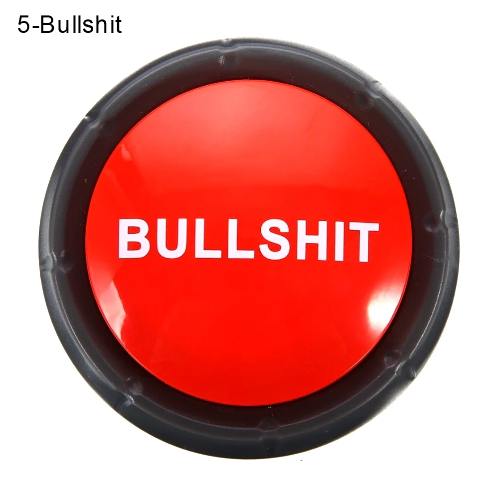 Respond to phone Bullshit Buttons Maybe No Sorry Yes Sound Button Toys Home Office Party Funny Gag Toy For Kids Adult Toy Gifts