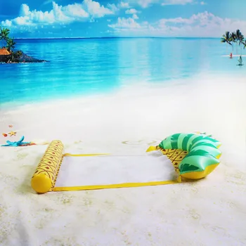 

High Quality Swimming Floating Bed Pineapple Water Floating Bed Portable Folding Chair Adult Waterbed Products