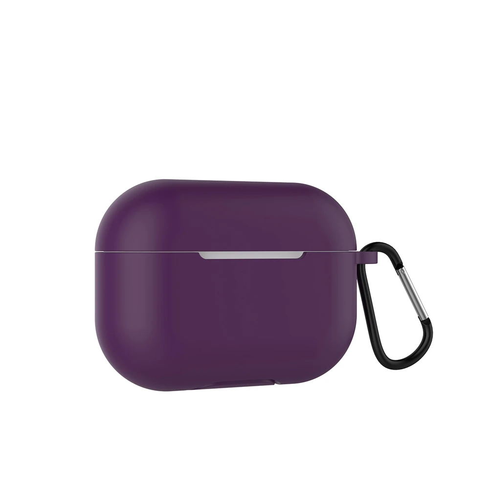 Силиконовый чехол для Airpods Pro, наушники для AirPods 3, чехол, беспроводная Bluetooth гарнитура, чехол, Противоударная сумка для i100000 tws 1: 1 - Цвет: Purple