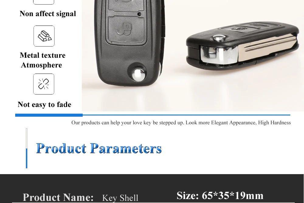 Keyforkess 10 pz/lotto Fob Cassa Chiave Dell'automobile per CHERY A5 FULWIN COWIN TIGGO E5 A1 di PASQUA 2 Bottoni Modificato A Distanza ABS chiave Borsette - H6fa727caa57d43c0bd6151499bf0facda