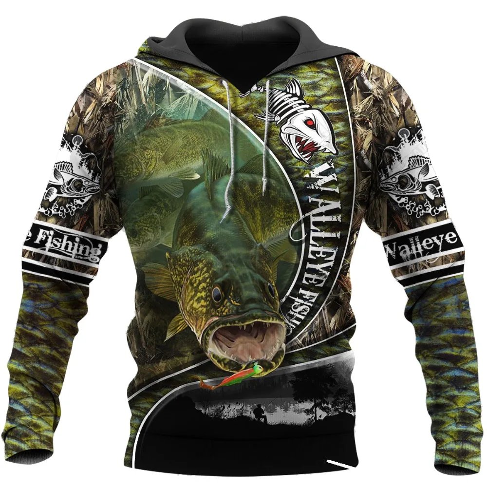Spread Stores WALLEYE FISHING 3D 2403 Hoodie All Over Plus Size (4)