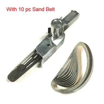 

1x New Air Belt Finger Sander For Air Compressor +Sanding Belt+joystick Throttle