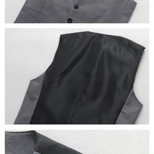 Мужской приталенный комбинированный костюм контрастного цвета, мужской жилет, модный комбинированный жилет смешанных цветов