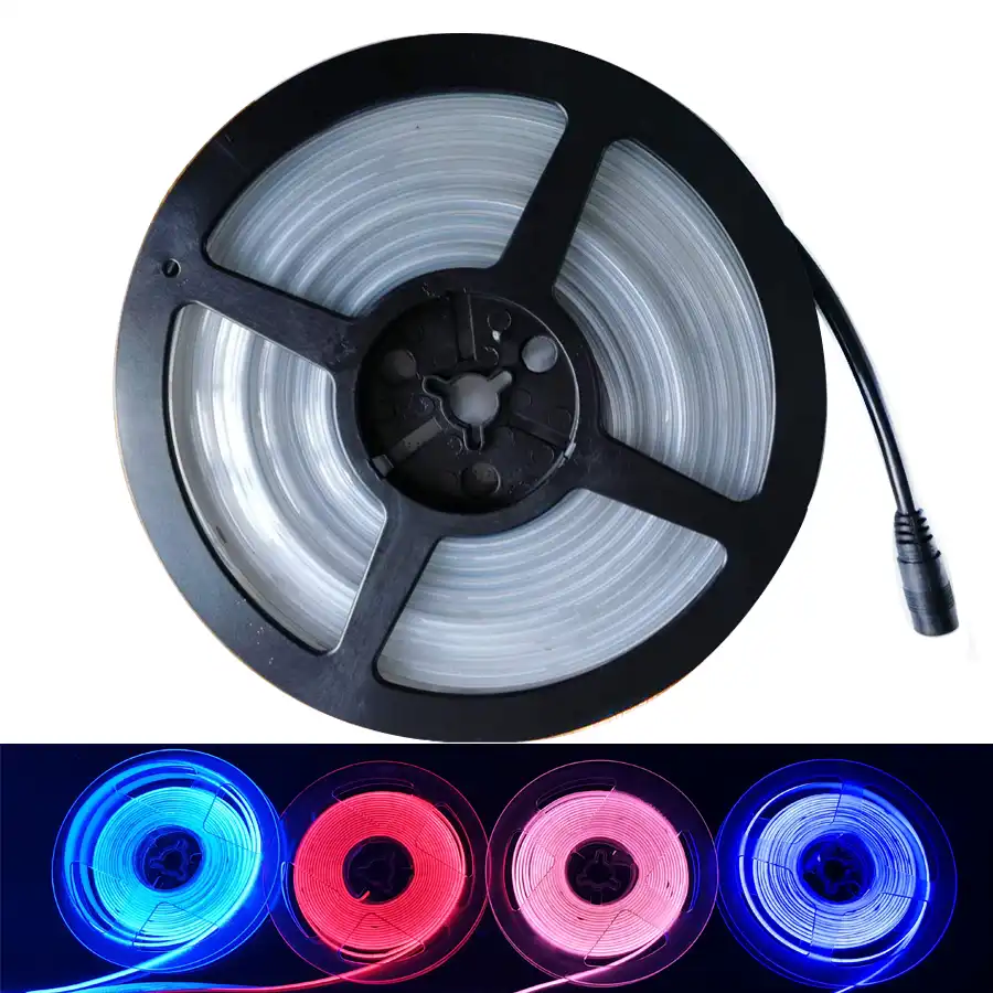 Cob Ledライトストリップdcコネクタ 12v 24v 512 Leds メートル柔軟なチップオンボードledストリップテレビデスクトップ画面の背景の装飾 Led ストリップ Aliexpress