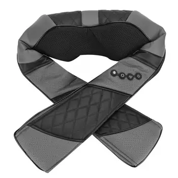 

Simulation Man Massage Shawl Cervical Vertebra Massager Kneading Hot Compress Shoulder Neck Massage Instrument (110-240V) 4 Plug