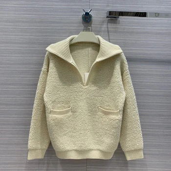 

vintage stylish geometric rhombic cardigan sweater women 2020 fashion autumn warm long sleeve outerwear chic england style