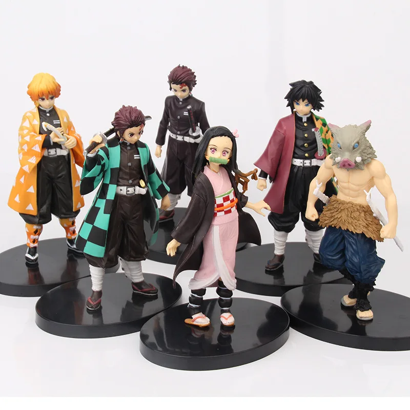 

Anime Demon Slayer Figure Tanjirou Nezuko Action PVC Model Collection Toys Children Gift With Box