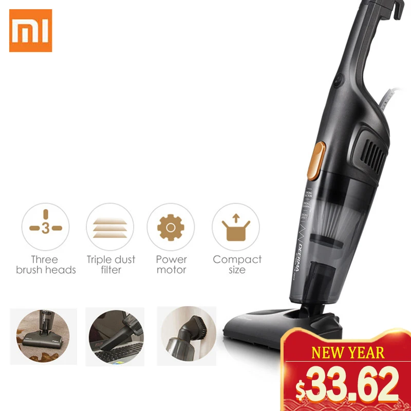 

2019 Xiaomi Deerma Portable Handheld Vacuum Cleaner Household Silent Vacuum Cleaner Strong Suction Home Aspirator Dust Collector