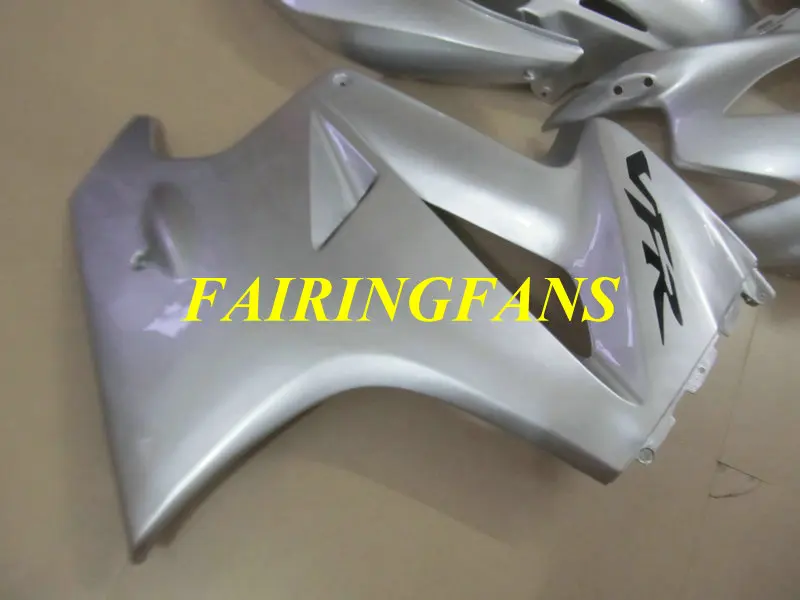 Мотоцикл обтекатель комплект для HONDA VFR800 02 03 04 05 06 VFR 800 2002 2004 2006 ABS серебро Обтекатели на кузов+ подарки HM03