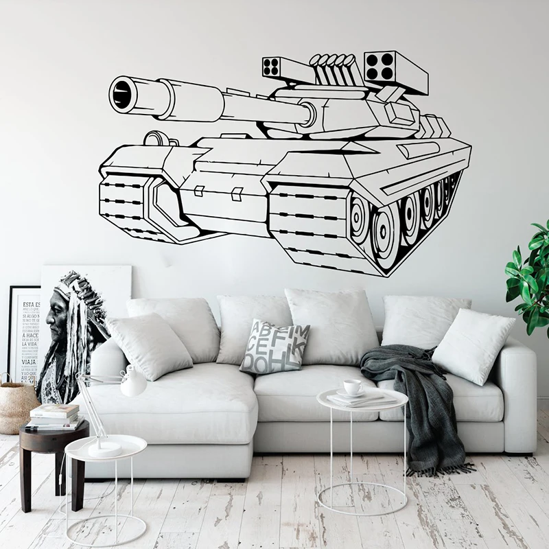 Details about   CC138 Army War Tanks Battle Explosion Wall Art Stickers Decal Vinyl Room 