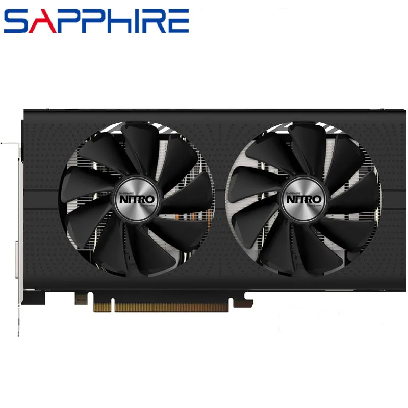 Видеокарта SAPPHIRE RX 570 4GB 256Bit GDDR5 видеокарты для AMD RX 500 серии VGA карты RX570 DisplayPort HDMI DVI б/у