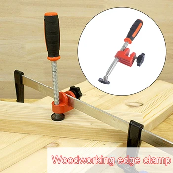 

Multifunctional Ergonomic Spindle Screw Woodworking Edge Clamp Heavy Duty Fixing Anti Slip Handle Auxiliary Tool Carbon Steel