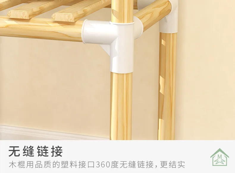 Dream Kalaijiang простота Пергола простой многослойный пол твердой древесины цветок подставка деревянная Комбинация Гостиная Крытый Balcon