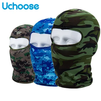 

Outdoor Camouflage Tactical Balaclava Full Face Mask Motorcycle Moto Military Head Face Masks Shield Cycling Neck Winter Hat