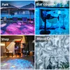 LED ocean water waving lamp high power projection lamp dynamic water ripple realistic light DMX512 syn color automatic 3