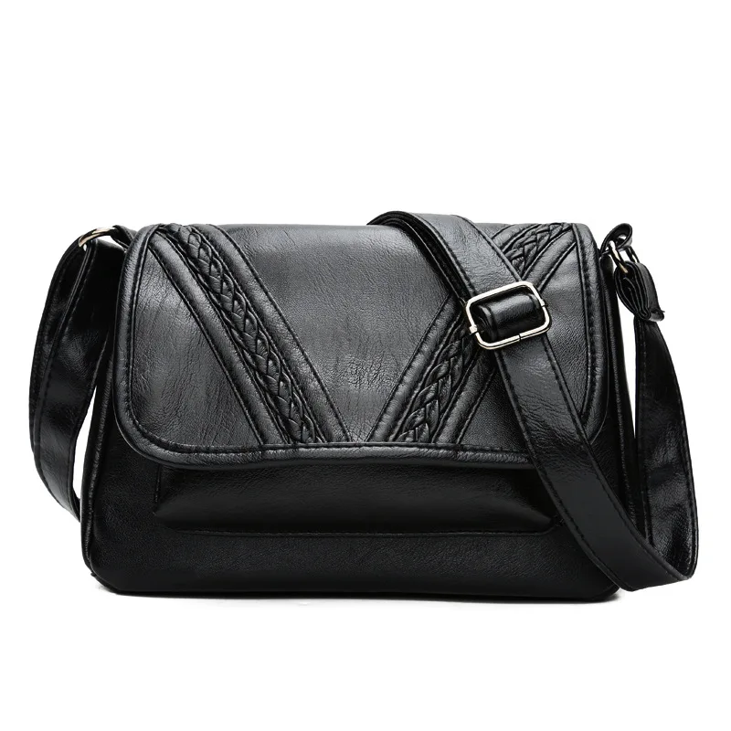 

Manufacturers Direct Selling Casual Shoulder Bag Large Capacity Shoulder Bag WOMEN'S Bag Washed Leather Woven Bag Shoulder Bag a
