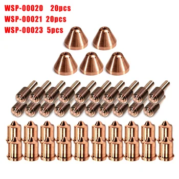 

45pcs Plasma Shield Electrodes 45A 220673 220671 220669 For 45 Cutting Torches New High Quality