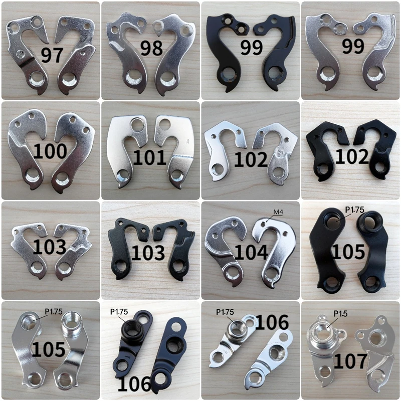 2 Pz Bicicletta Gear Deragliatore Gancio Estendere Telaio Gancio Mech Dropout Per Scott Specialized Stephen Trek Numero 55-66