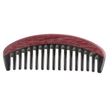 

1pc Ox Horn Comb Anti-Static Natural Handmade Fine Wood Hair Comb for Outdoor Indoor Home