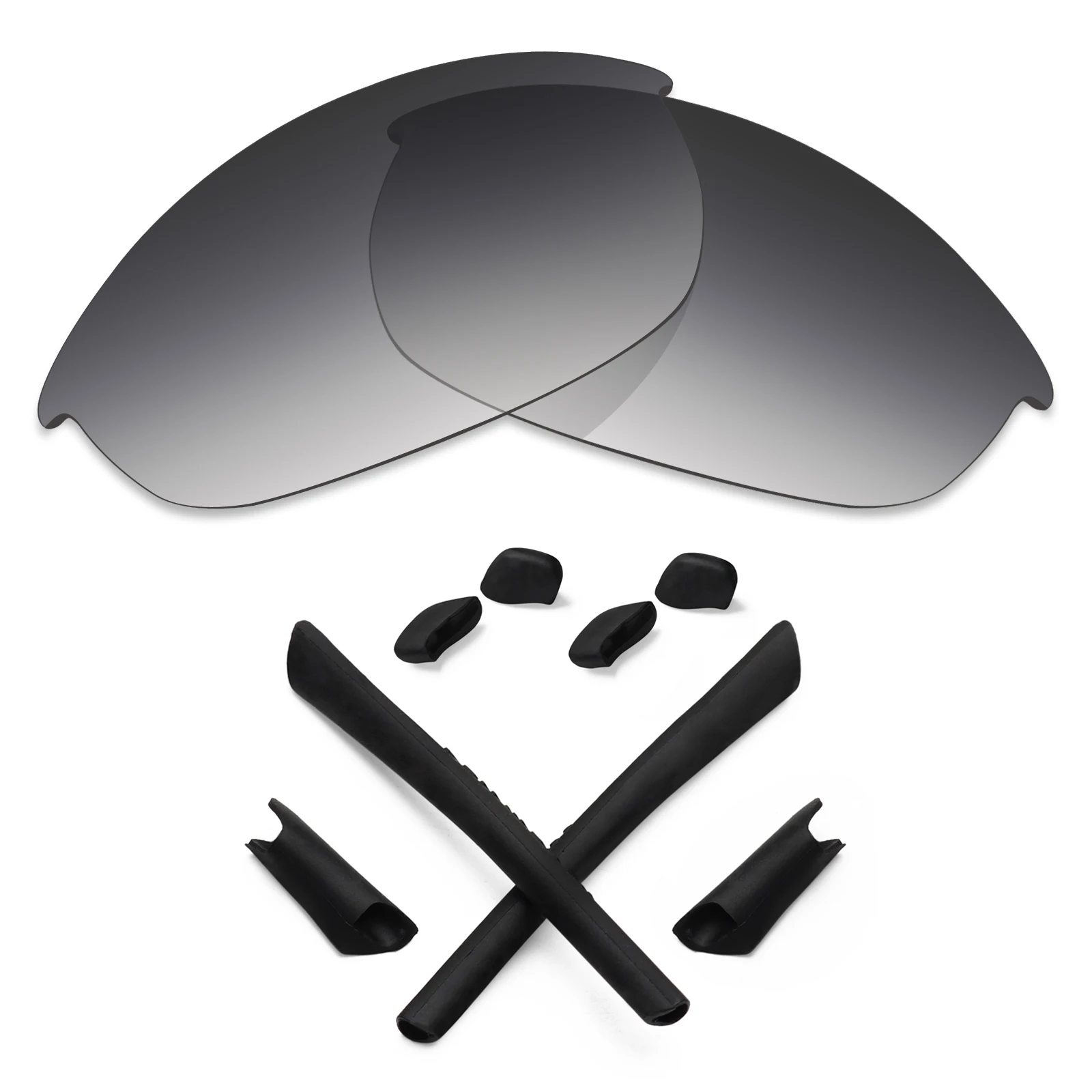 Grey Gradient Tint Mryok 20+ выбор цвета поляризованные Сменные линзы для-Оукли половина солнечные очки к куртке линзы(только линзы - Цвет линз: Grey Gradient Tint