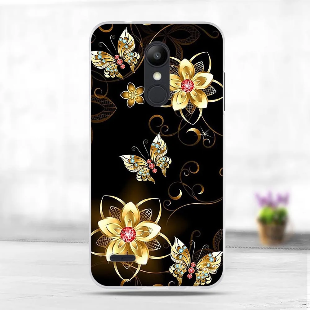 Чехол для Funda LG K10 2018 силиконовый мягкий чехол из ТПУ Plus / Alpha телефона задняя