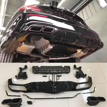 

High Quality Carbon fiber For Mercedes-Benz New E-class Rear Lip W213 E260 E300 Refit E63 AMG Tail Throat Rear Lip Car Body Kit