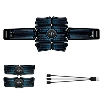 

Electrostimulation Abdominal Muscle Stimulator EMS Abs Home Gym Trainer Muscles Toner USB Charged Exercise Fitness Equipment