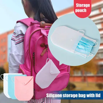 

Mask Storage Bag Portable Mask Box Mask Organizer Dustproof Storage Case for Mask precaution Best Price