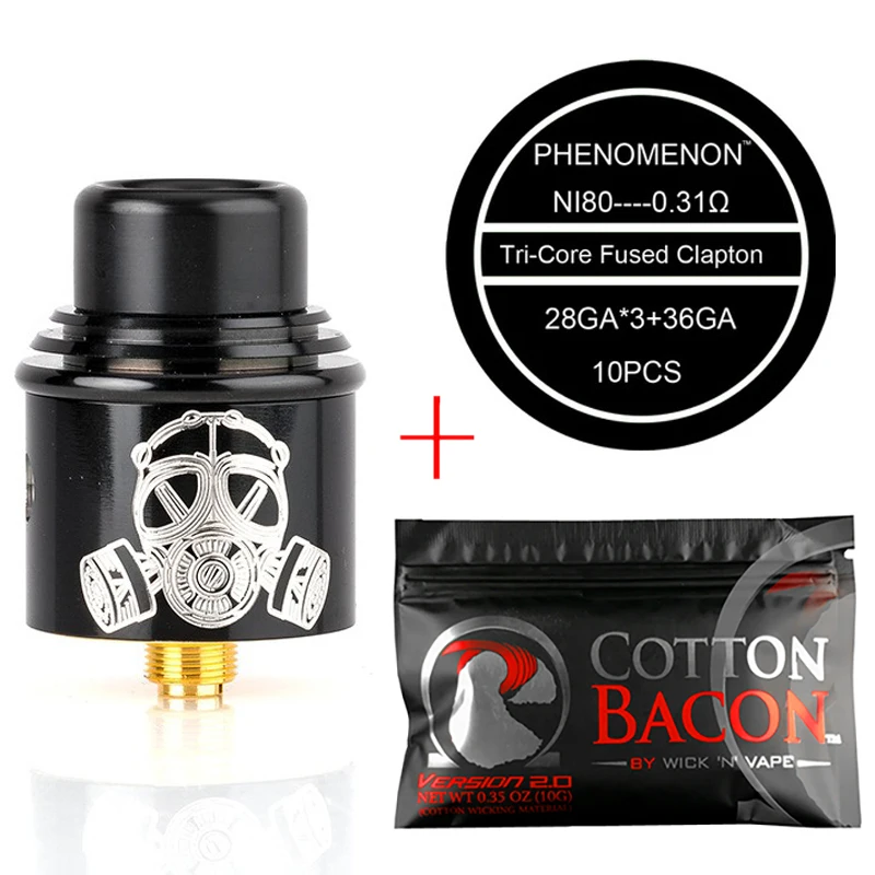 Атомайзер Apocalypse GEN 2 RDA 24 мм обслуживаемый бак с BF PIN для 510 электронной сигареты мод