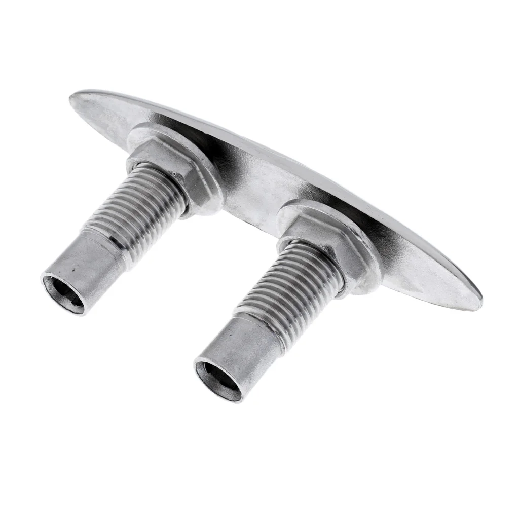 

2Pcs Dock Cleat, 6 inch Pull Up Rope Cleat - Marine Boat Yacht Mooring Accessories